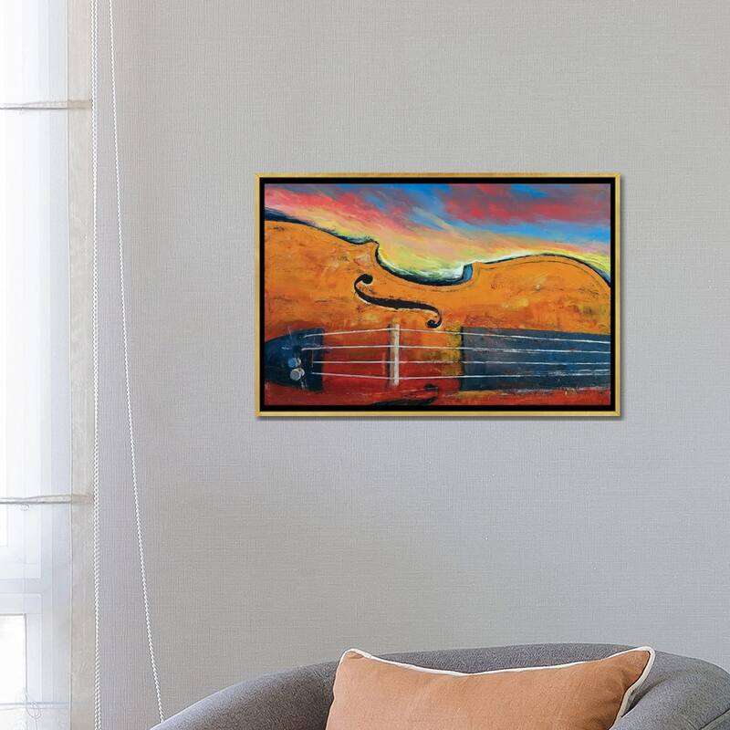 iCanvas "Violin" by Michael Creese Framed Canvas Print Bed Bath & Beyond 36844655